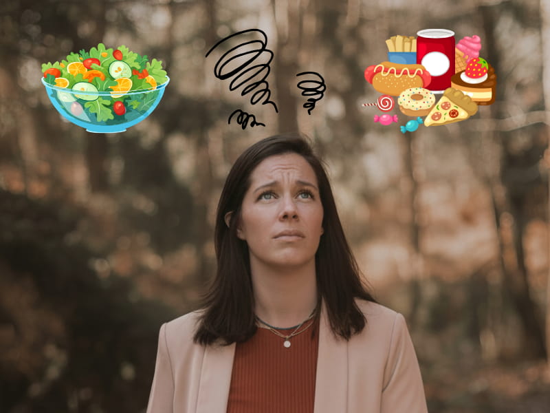 Wat kun je doen tegen de eetstrijd in je hoofd?